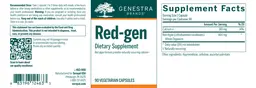 Label for Red-gen
