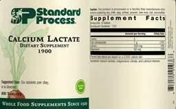 Label for Calcium Lactate