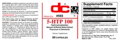 Label for 5-HTP 100
