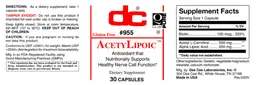 Label for AcetyLipoic
