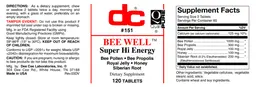 Label for Bee Well