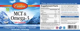 Label for MCT & Omega-3