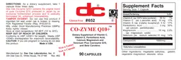 Label for Co-Zyme Q10+