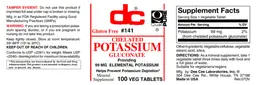 Label for Chelated Potassium Gluconate