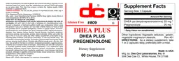 Label for DHEA Plus