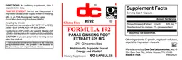 Label for Formula 192