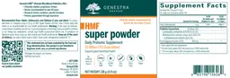Label for HMF Super Powder