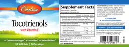 Label for Tocotrienols