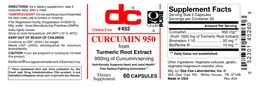 Label for Curcumin 950