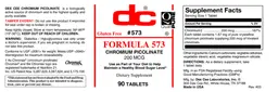 Label for Formula 573