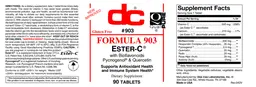 Label for Formula 903