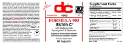 Label for Formula 903