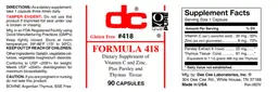 Label for Formula 418