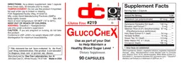 Label for GlucoCheX