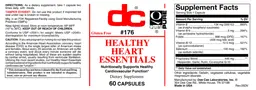 Label for Healthy Heart Essentials