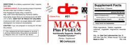 Label for Maca Plus Pygeum
