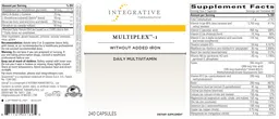 Multiplex-1 without added Iron