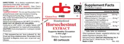 Label for Horsechestnut Extract