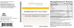Label for Permeability Factors