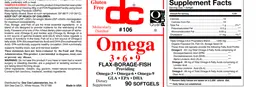 Label for Omega 3 6 9