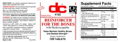 Label for Reinforcer For The Bones
