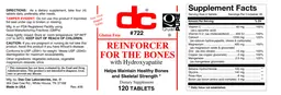 Label for Reinforcer For The Bones
