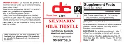 Label for Silymarin Milk Thistle
