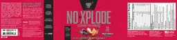Label for N.O.-Xplode Fruit Punch