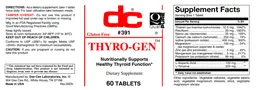 Label for Thyro-Gen