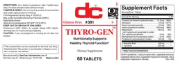 Label for Thyro-Gen