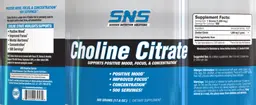 Label for Choline Citrate