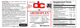 Label for Arthoplex