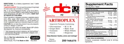 Label for Arthoplex