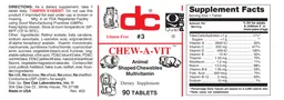 Label for Chew-A-Vit