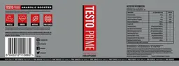 Label for Testo Prime Anabolic Booster