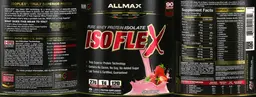 Label for ISOFLEX Strawberry