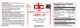 Label for Adel-25