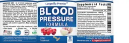 Label for Blood Pressure Formula