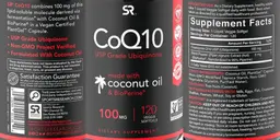Label for CoQ10 100 mg