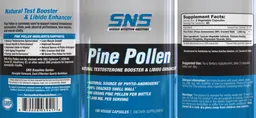Label for Pine Pollen