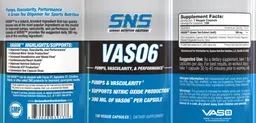 Label for VASO6 300 mg