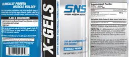 Label for X-Gels 250 mg