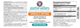 Label for Omega-3 Optima