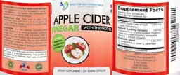 Label for Apple Cider Vinegar with the Mother