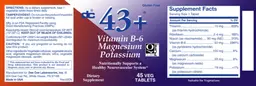 Label for 43+
