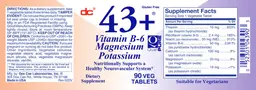 Label for 43+
