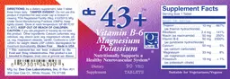 Label for 43+