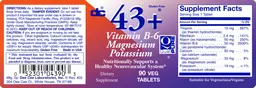 Label for 43+