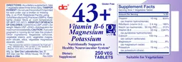 Label for 43+