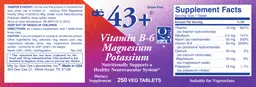 Label for 43+